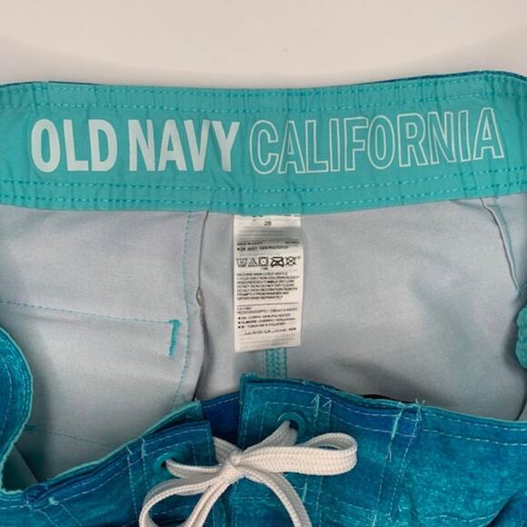 OLD NAVY California Blue Men Board Short | 28 - Picture 3 of 4